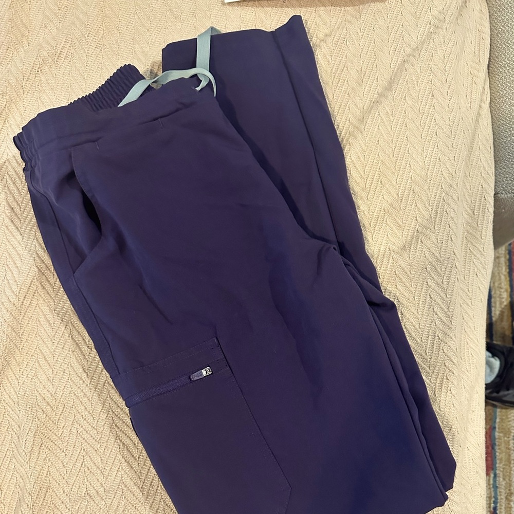 Figs yola scrub pants purple shadow